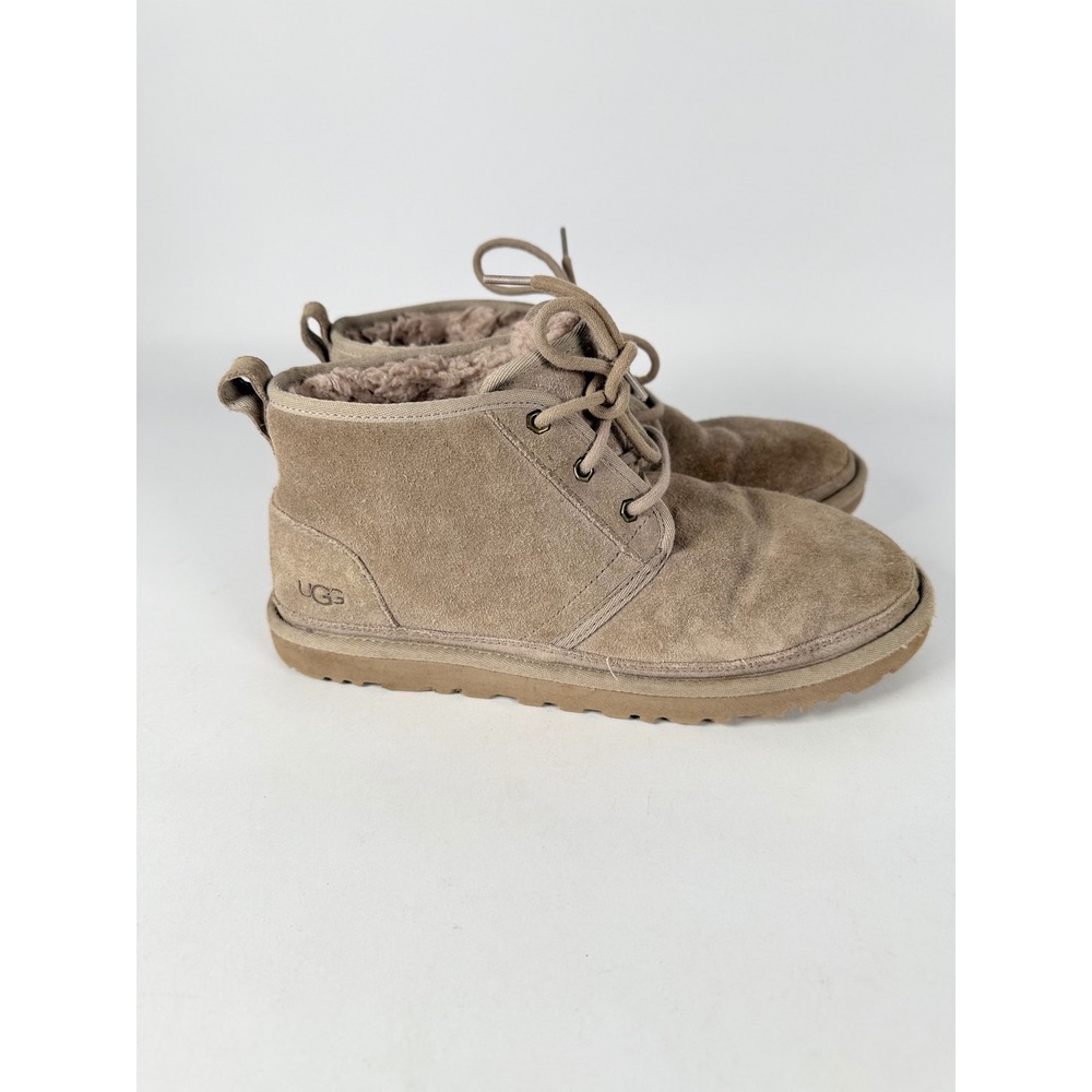 UGG Neumel Tan Suede‎ Lace Up Chukka Boots Mens Size 9 3236